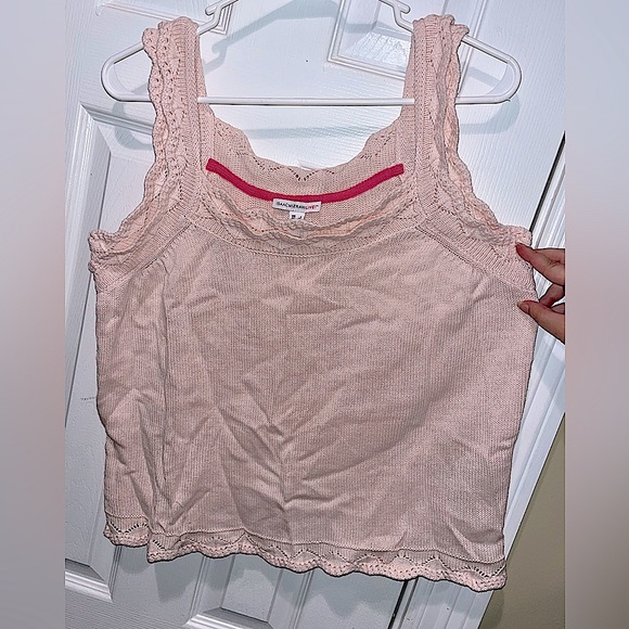 Isaac Mizrahi Crocheted Tank Top - Picture 1 of 4